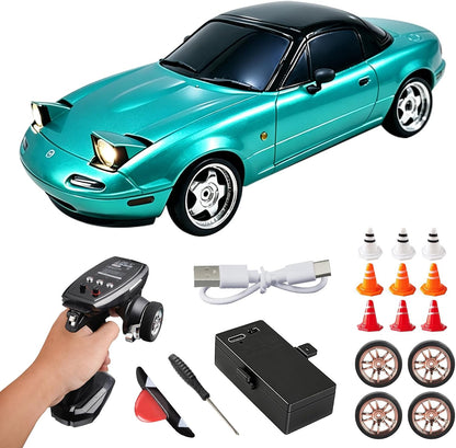 LEOSO LD1804 1\/18 RWD Mazda MX-5 RC Coche de deriva Azul | Mini mo...