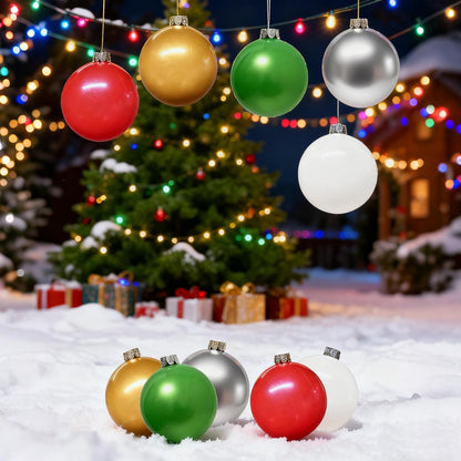 Huoety Bolas inflables de adornos de Navidad, decoración interior y...