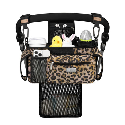TOPDesign Organizador universal para cochecito de bebé, carrito de...