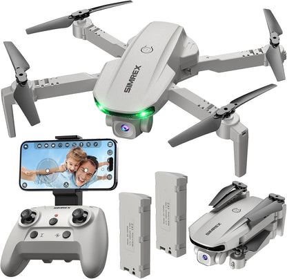 SIMREX Dron con cámara para niños principiantes y adultos \u2013 Cu...