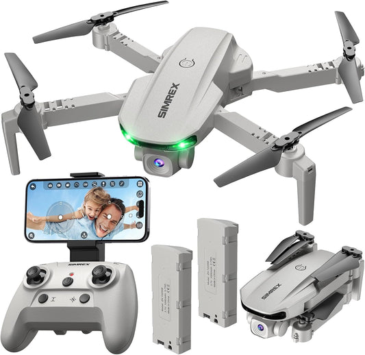 SIMREX Dron con cámara para niños principiantes y adultos \u2013 Cu...