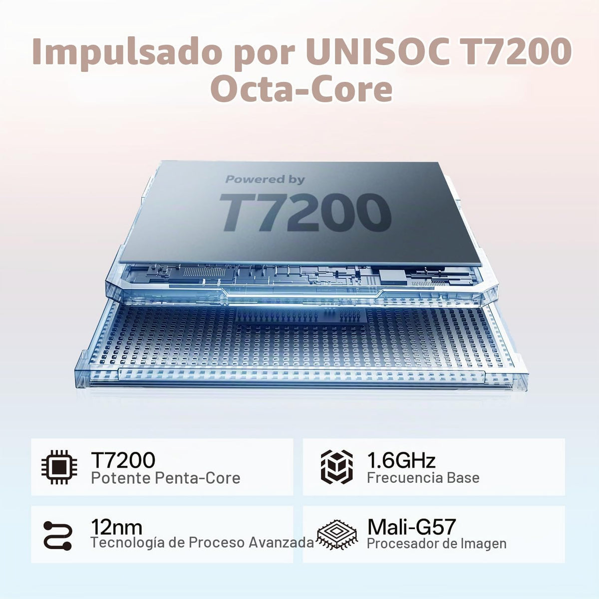 Tablet Android 16 de 10 pulgadas con teclado, 16 GB de RAM + 32 GB,...