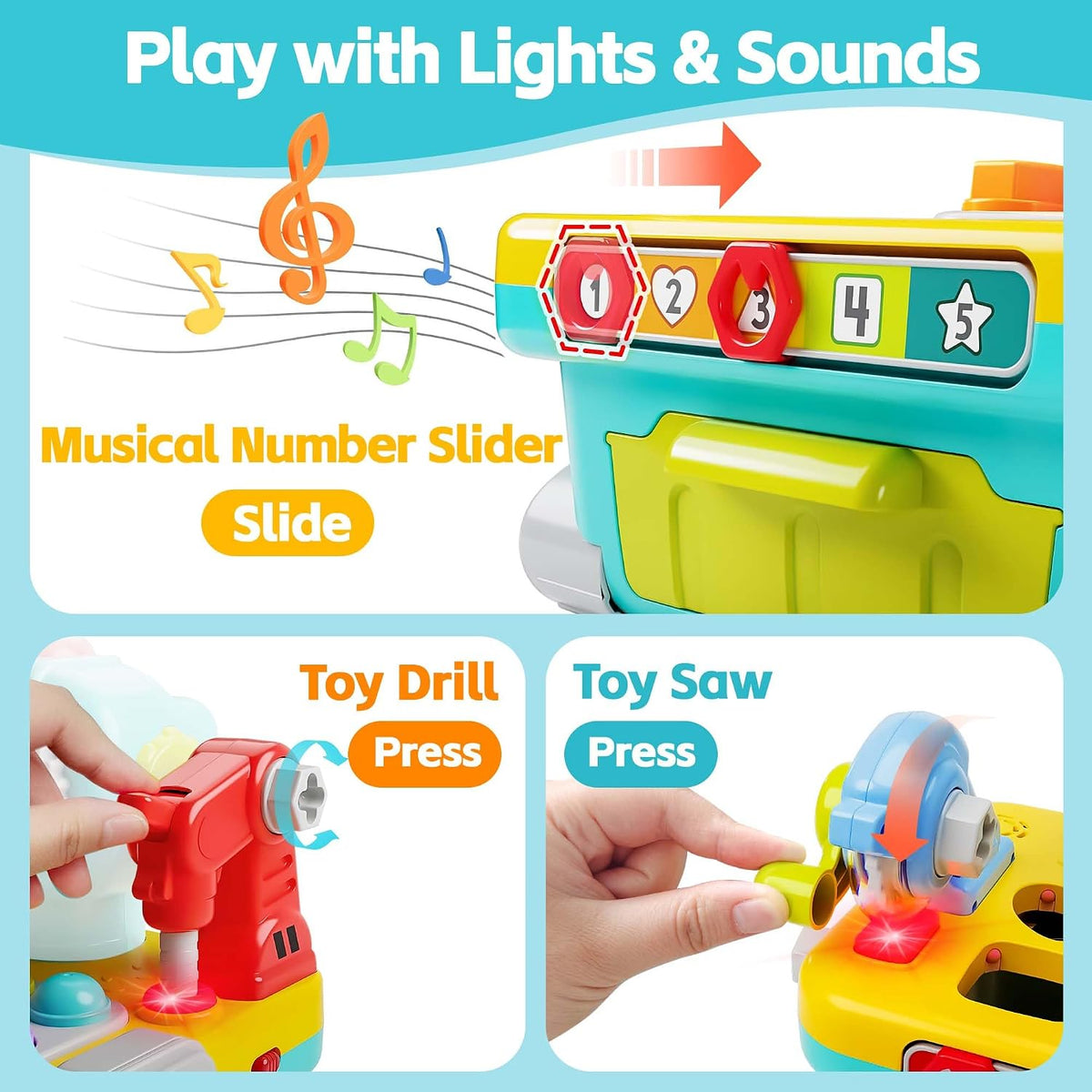 iPlay, iLearn - Banco de trabajo musical para niños pequeños, jugue...