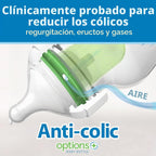 Dr. Brown's Opciones + Biberón de cuello ancho, 9 onzas | Clíni...