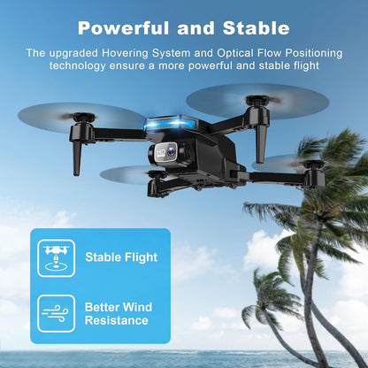 Drone con cámara 1080P - Drone plegable RC Quadcopter FPV con contr...