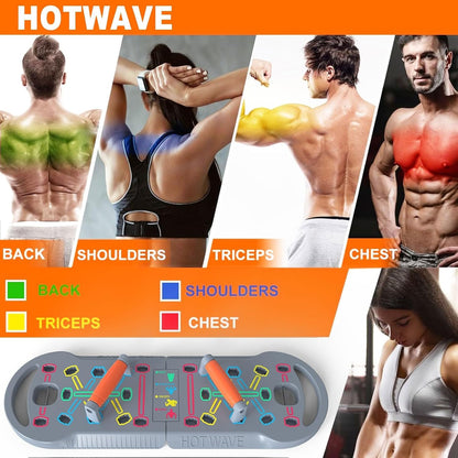 Tabla de flexiones HOTWAVE, tabla de flexiones portátil, barra de f...