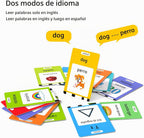 Lapare Tarjetas Didácticas Audibles Bilingües en Español e Inglés c...