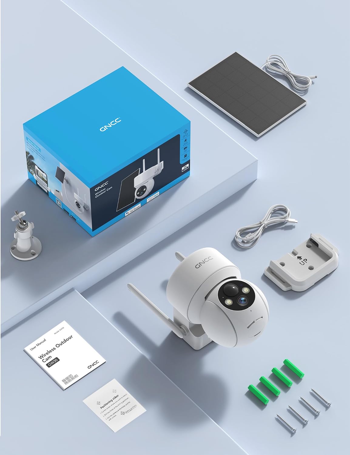 GNCC Wifi al aire libre inalámbrico 2.4G de las cámaras de segurida...