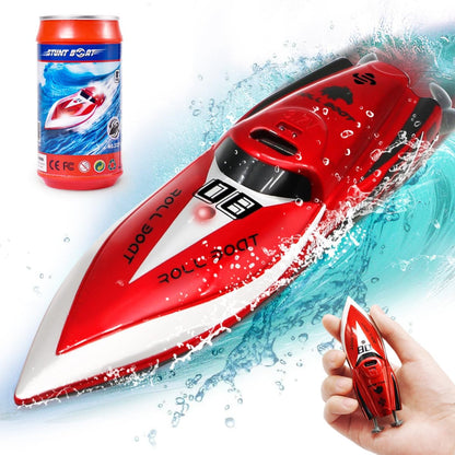LAFALA Mini Barco RC de 2,4 GHz con caída de 360 ° para Carga USB...