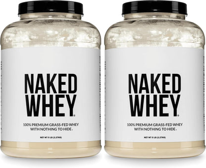 NAKED Whey - Polvo de proteína de suero de leche sin sabor de 5 lib...