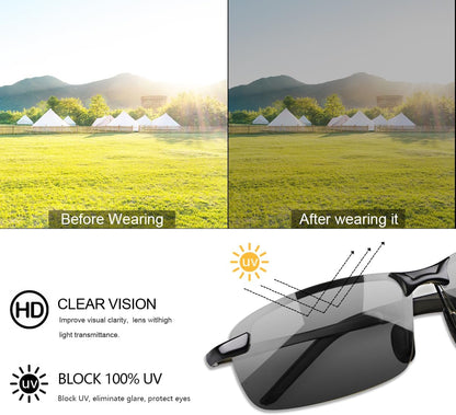 YIMI Gafas de sol polarizadas fotocromáticas para conducción z87 pa...