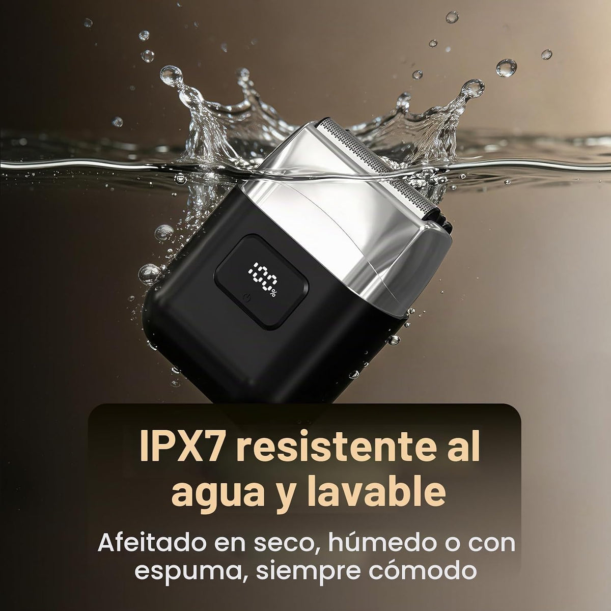 YOXSPD Afeitadora eléctrica de lámina para hombres, mini maquinilla...