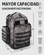 Dinictis Mochila para pañales para papá con cambiador de pañales |...