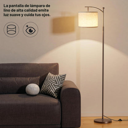 Ambimall Lámpara de pie de 60 pulgadas para sala de estar con 3 tem...