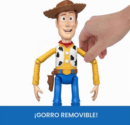 Mattel Disney y Pixar Toy Story 5 Running Woody | Figura de acción...