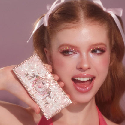 Flower Knows - Paleta de maquillaje de cupido de fresa con brocha p...