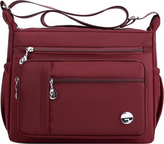 MINTEGRA Bolso de mano de hombro para mujer, espacioso bolso cruzad...
