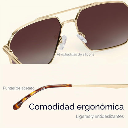ZENOTTIC Gafas de sol polarizadas de aviador para hombre: protecció...