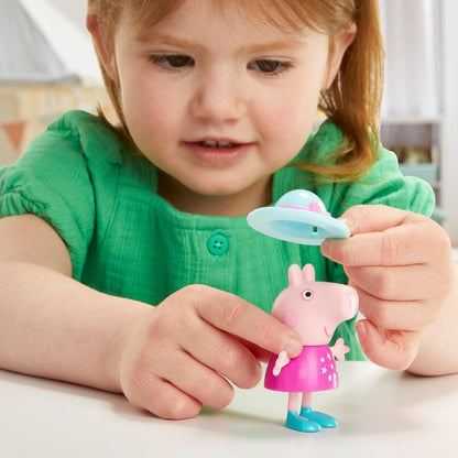Peppa Pig Set de juego de fiesta de baile de Peppa con casa, 2 figu...