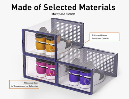 Kuject Cajas de almacenamiento de zapatos grandes, 12 unidades | Es...