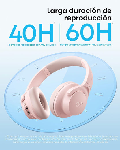Soundcore by Anker Q20i Auriculares híbridos con cancelación activa...