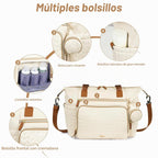 Tonyeee Bolsa de pañales, bolso grande del hospital del bebé para l...