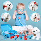 Meland Kit médico con cachorro para niños, juguete de simulación de...