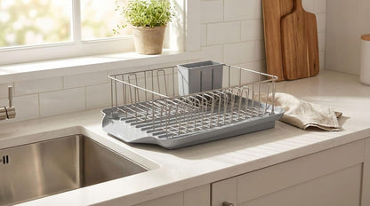 Farberware Juego de escurridor de platos de 3 piezas, resistente al...