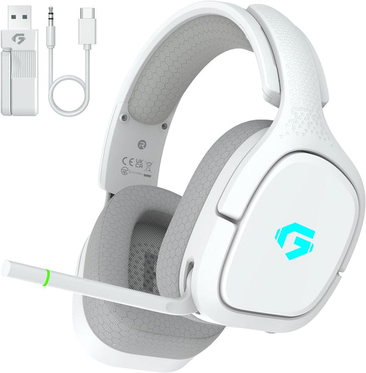 AOC Auriculares inalámbricos para juegos de 2,4 GHz para PS5, PC, S...