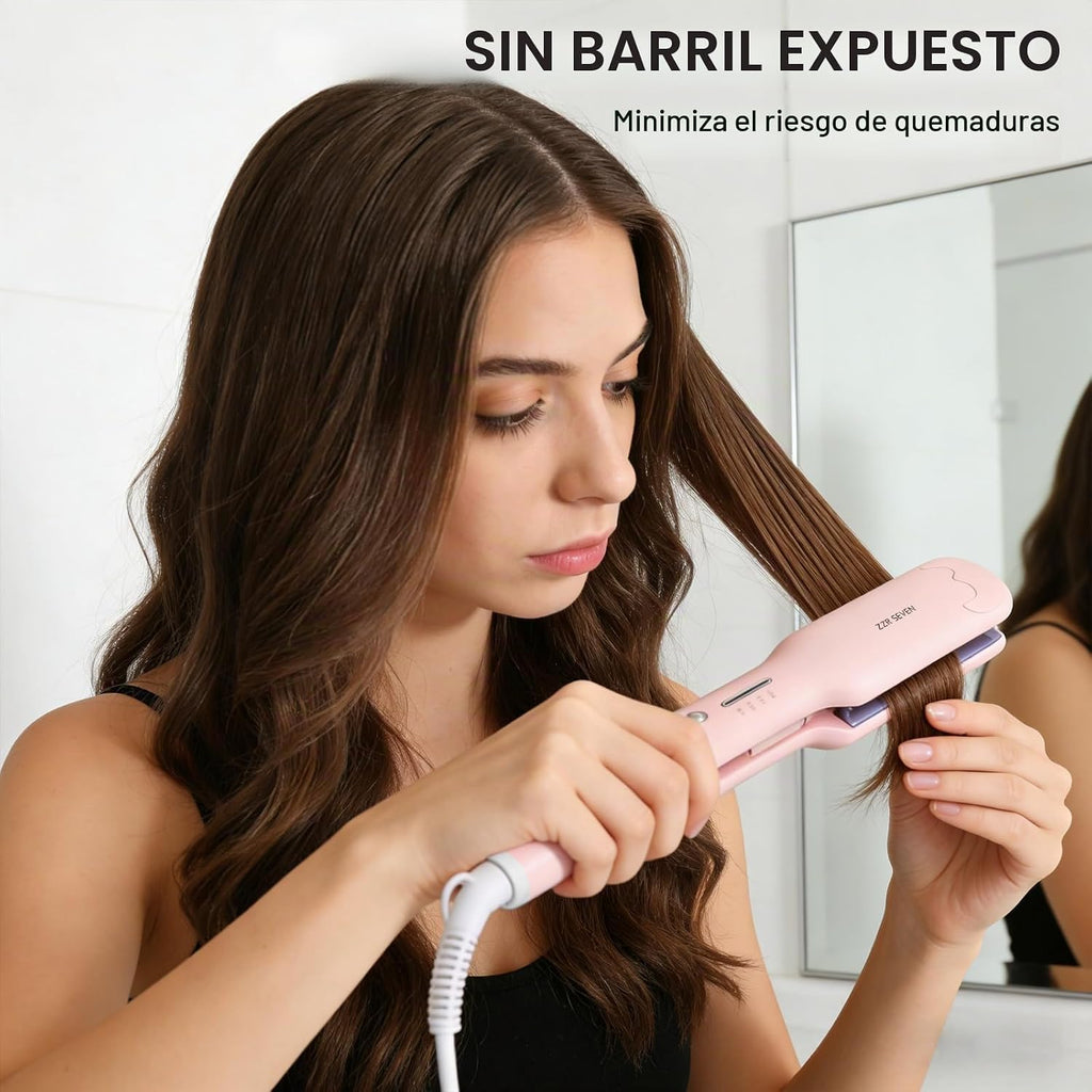 ZZR SEVEN Rizador de pelo, rizador de pelo, rizador de pelo, varita...