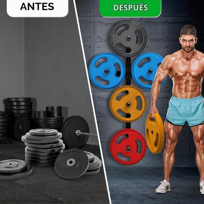 Kipika Estante de Almacenamiento para Discos de Peso - Soporte para...