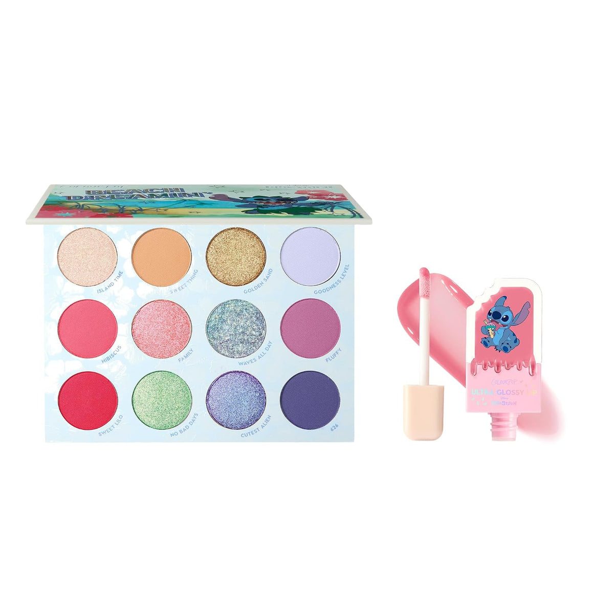 ColourPop x Disney Stitch Makeup Bundle \u2013 Beach Dreamin' P...