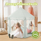 Monobeach - Tienda de princesa para niñas, castillo grande de celad...