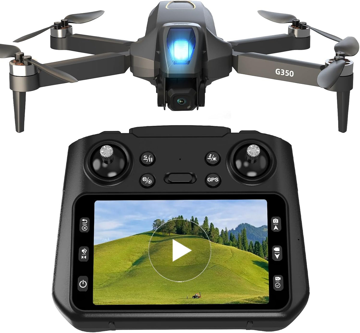 Drone GPS con cámara 1080P para adultos, Drone con control remoto d...