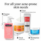 Neutrogena Lavado facial para acné de pomelo rosa sin aceite, 3 x 6...