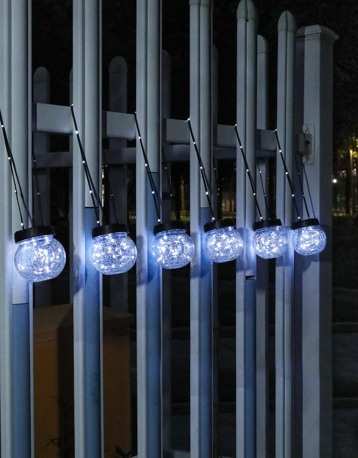 PARTPHONER Luces solares para exteriores impermeables de 12 unidade...