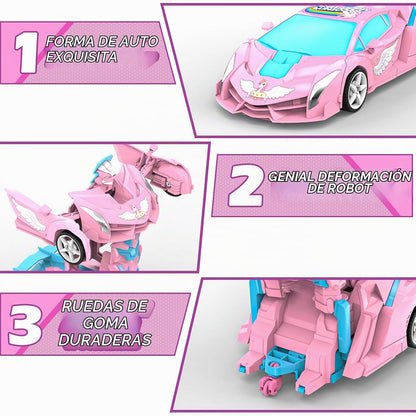 BLUEJAY Unicorn Transform RC Cars para niñas de 3 a 12, 2.4 GHz con...