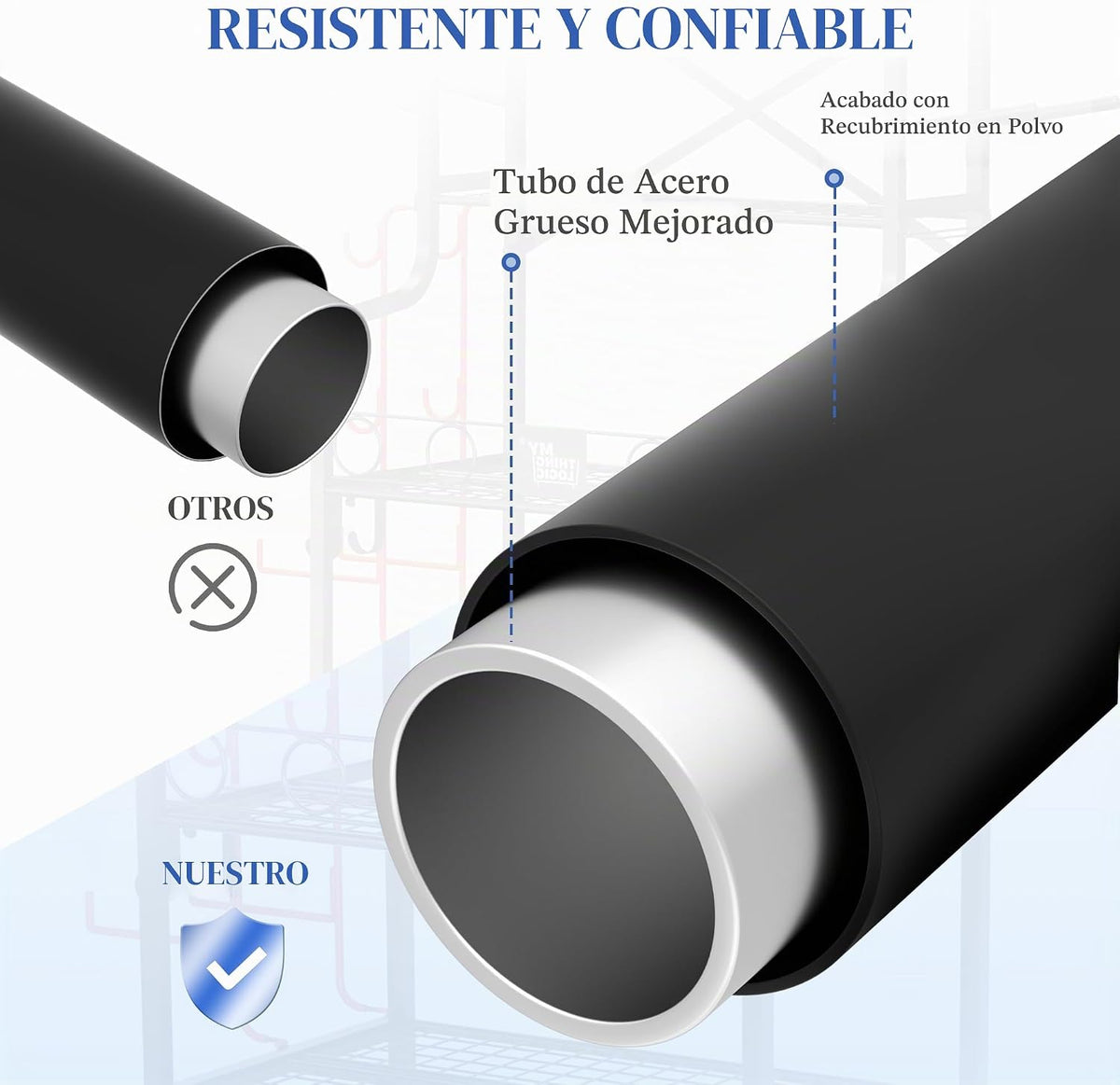 Mythinglogic Estante de gimnasio en casa para mancuernas, esterilla...