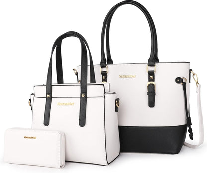 Montana West - Juego de 3 piezas de bolsos para mujer: bolso de man...
