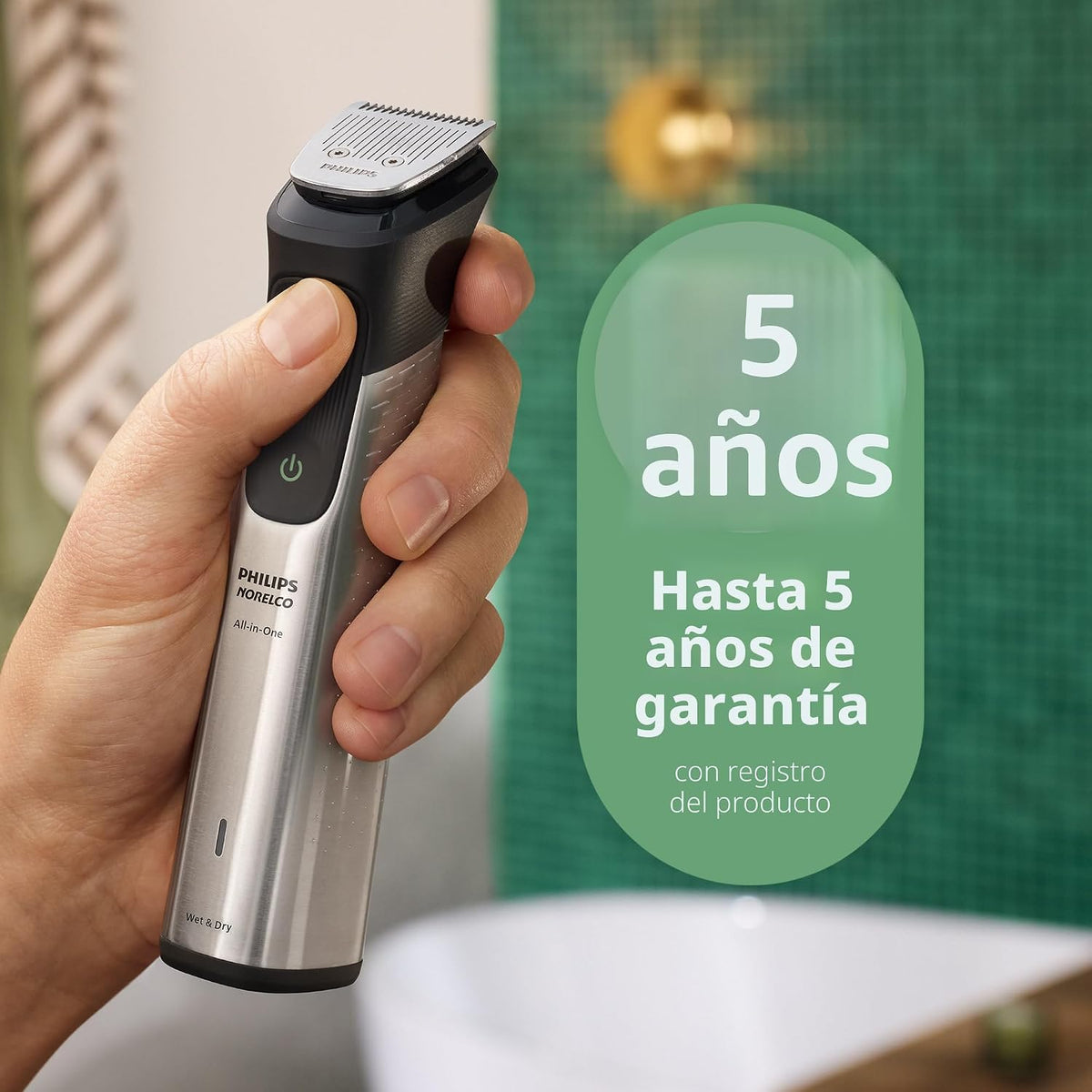 Norelco Philips All-in-One 7000 23 en 1 - Recortadora para rostro,...