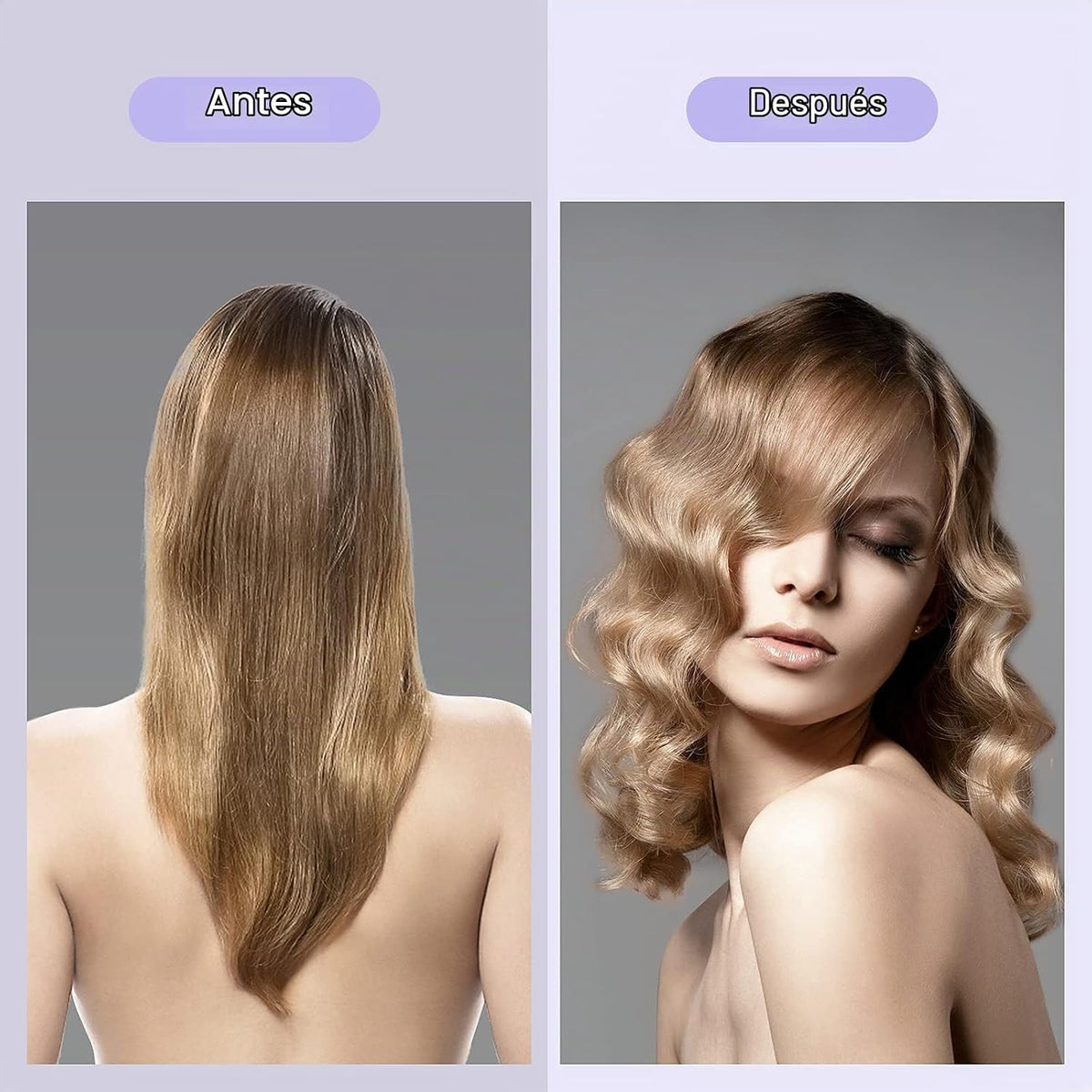 Aima Beauty Plancha rizadora de ondas de sirena de 32 mm (1.25"...