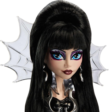 Monster High Skullector Elvira, amante de la muñeca oscura | Elvira...