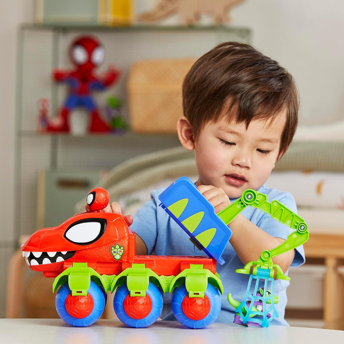 Marvel Dino-Webs Crawler de Spidey y sus increíbles amigos, Juego d...