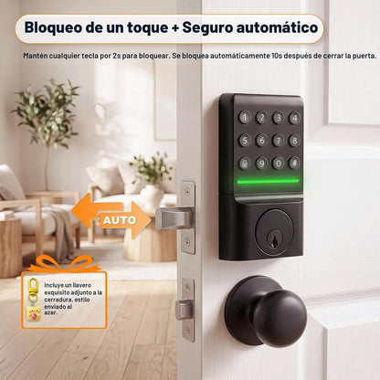 Cerrojo de entrada sin llave SEPOX®, cerradura de puerta con teclad...