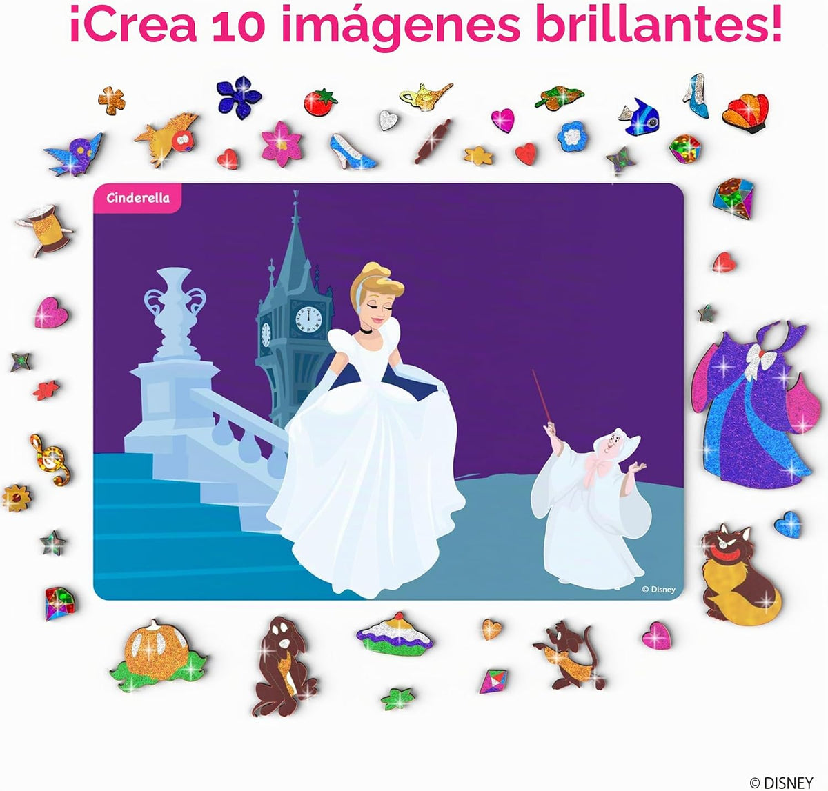 Skillmatics Foil Fun Disney Princess, kit de arte y manualidades |...