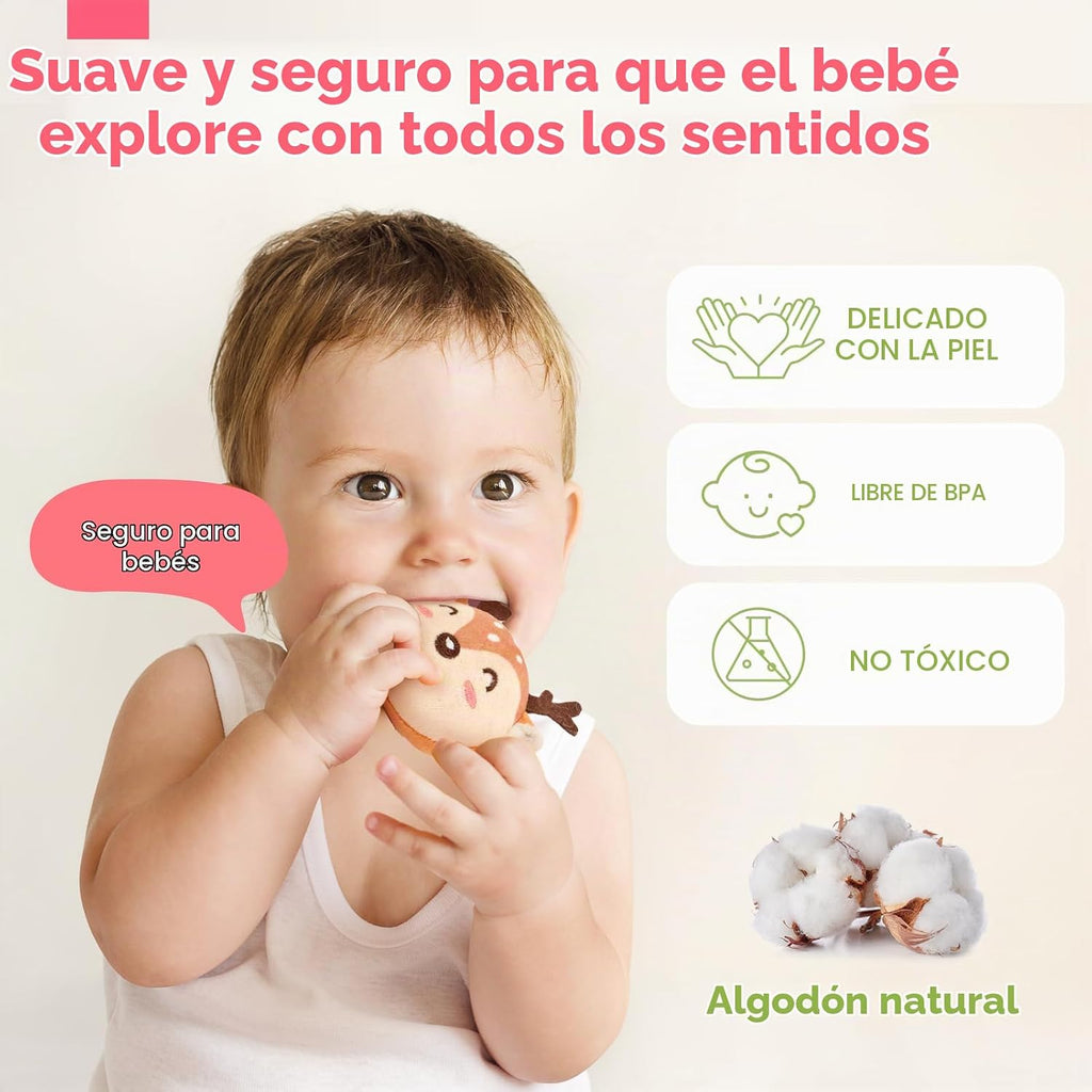hahaland Juguetes Montessori para bebés de 6 a 12 meses - 6, 7, 8,...