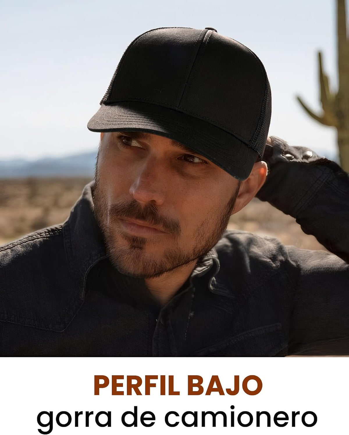 FURTALK Gorra de béisbol de malla estructurada para hombre, ajustab...