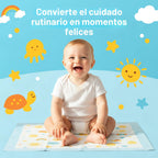 SunnyGuard Cambiadores desechables para bebé de 13 x 18 pulgadas, 5...