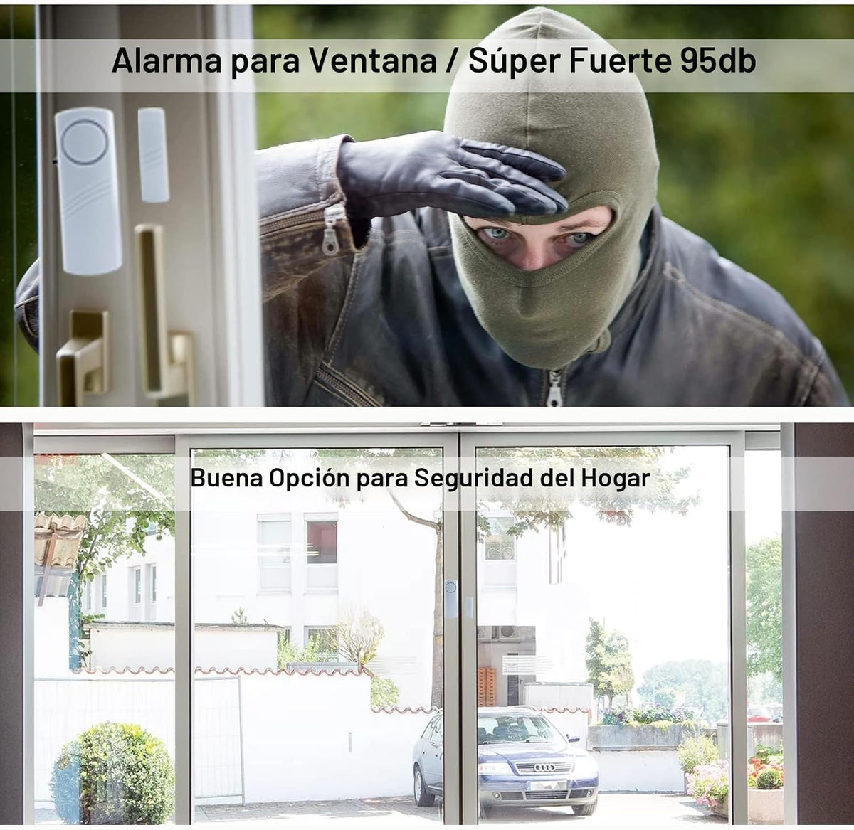 Alarma de puerta y ventana, alarmas de puerta de 90DB para segurida...