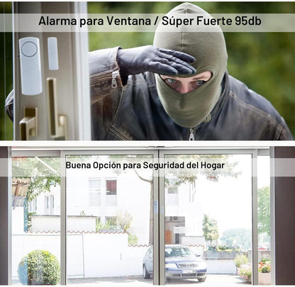 Alarma de puerta y ventana, alarmas de puerta de 90DB para segurida...